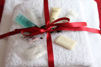 towels and toiletries